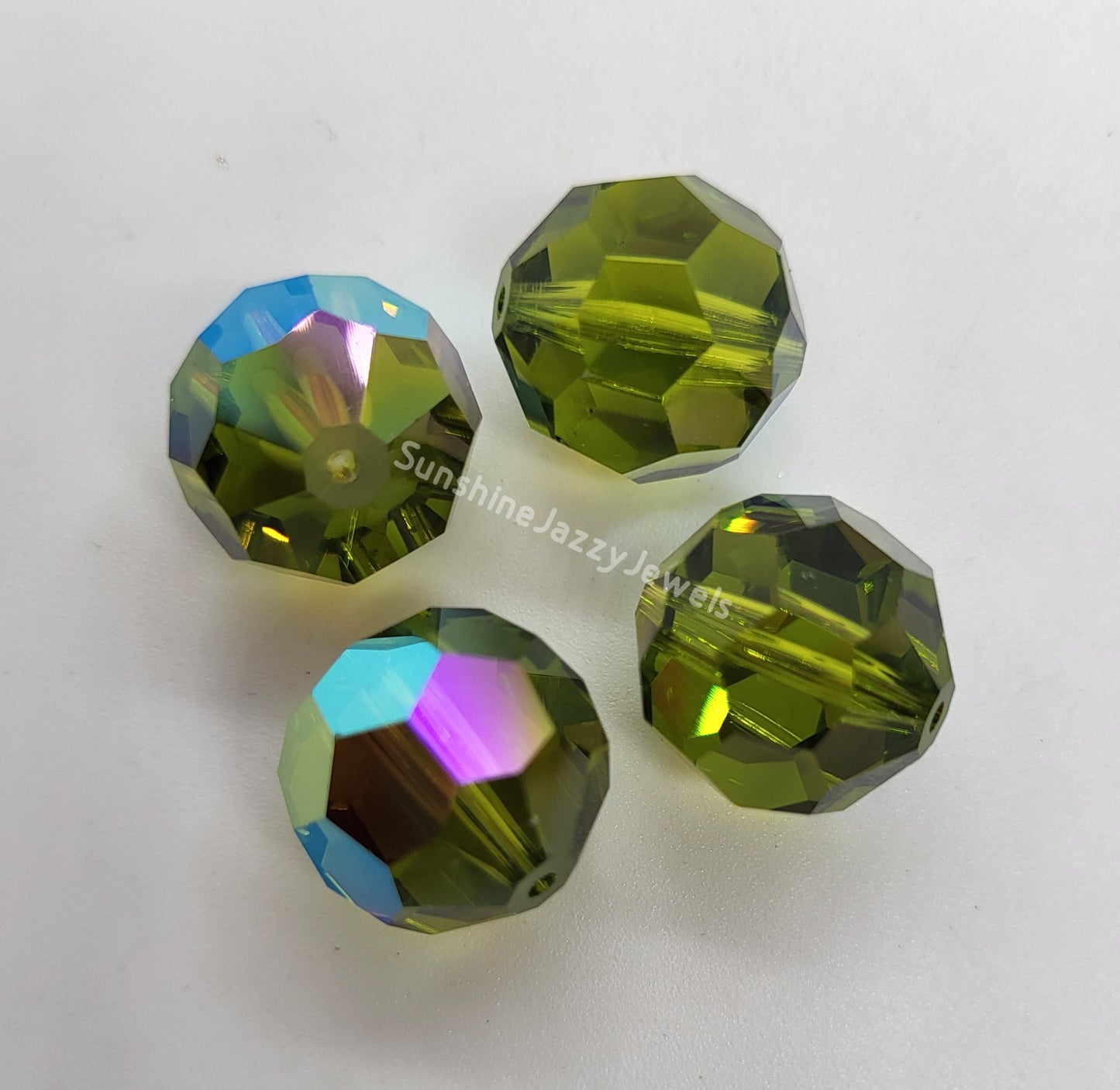 #5000 - Swarovski Crystal 16mm Faceted Round Beads