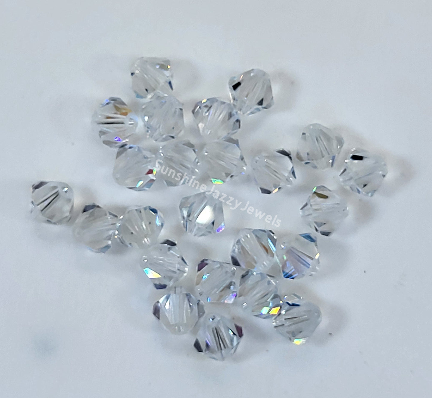 #5328 - Swarovski Crystal 4mm Bicone Beads - Crystal Effects