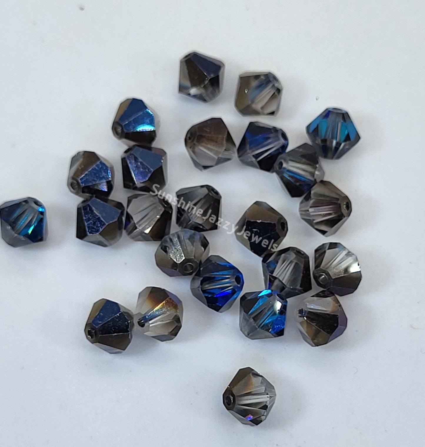 #5328 - Swarovski Crystal 6mm Bicone Beads; Crystal Effects