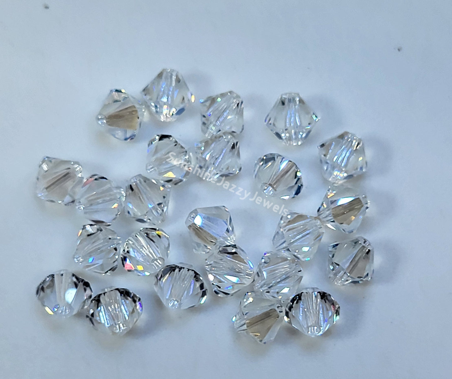 #5328 - Swarovski Crystal 4mm Bicone Beads - Crystal Effects