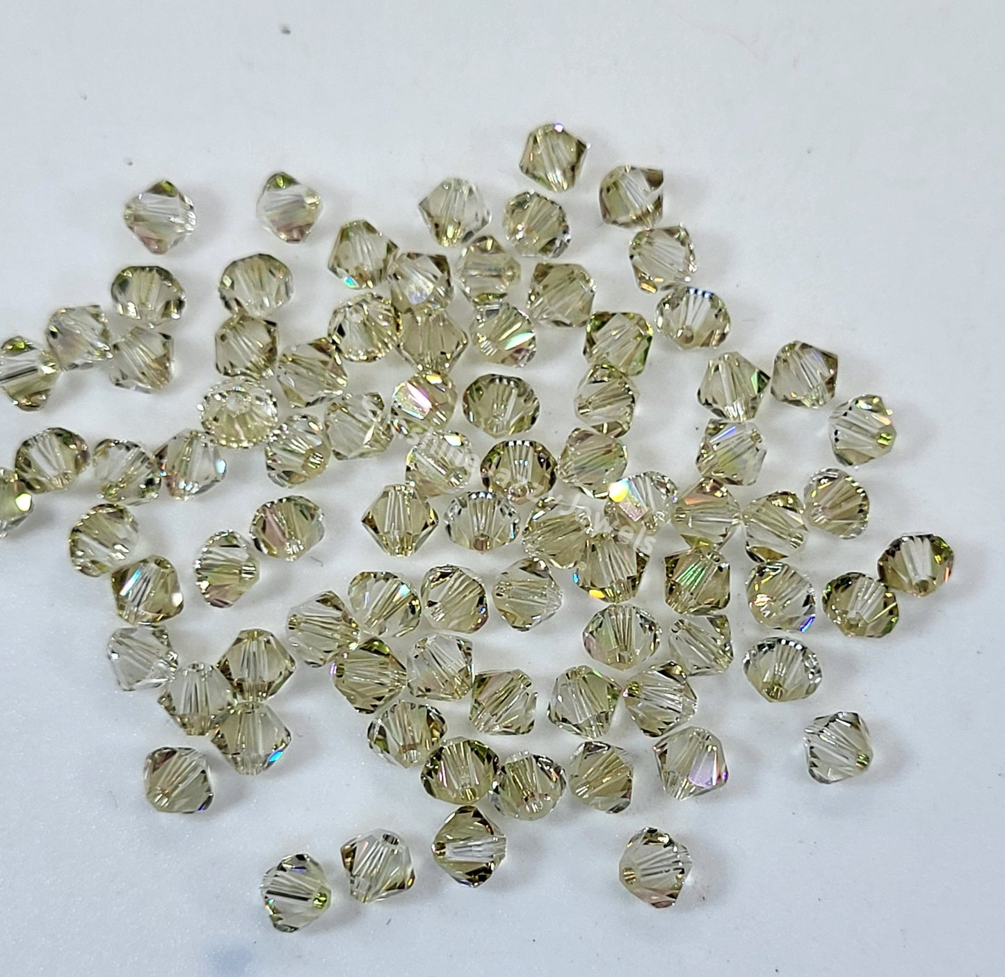 #5328 - Swarovski Crystal 4mm Bicone Beads - Crystal Effects