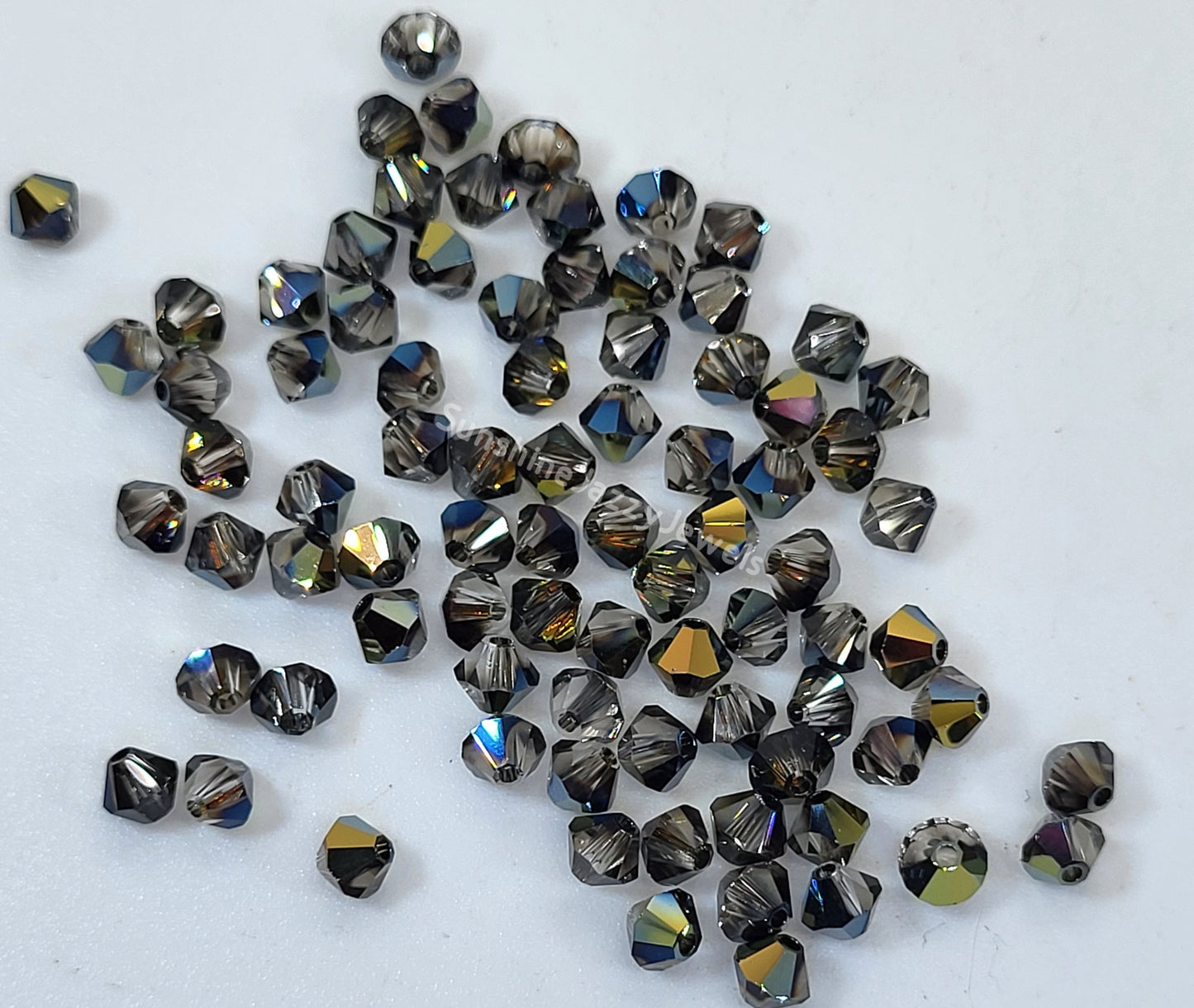 #5328 - Swarovski Crystal 4mm Bicone Beads - Crystal Effects