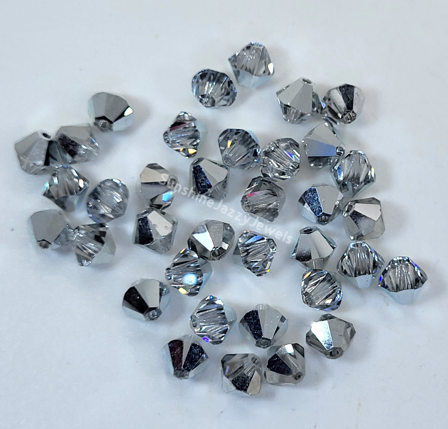 #5328 - Swarovski Crystal 4mm Bicone Beads - Crystal Effects