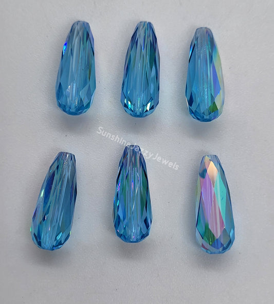 #5505 - Swarovski Crystal Long Thin Teardrop Bead