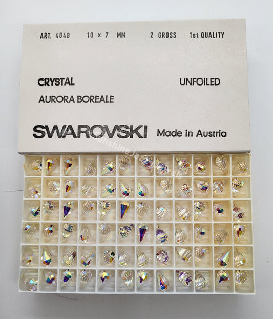 #4848 - Factory Pack Swarovski Crystal Cone Fancy Stones