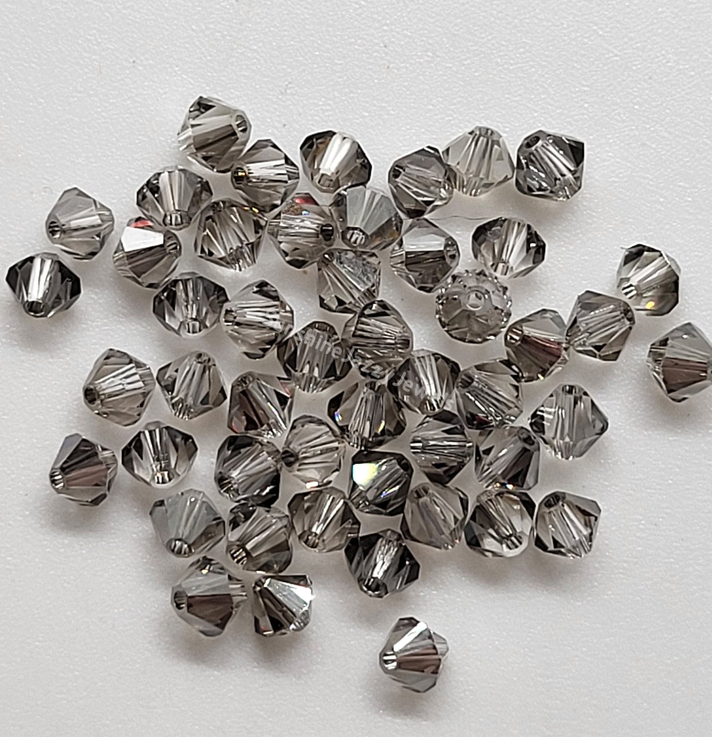 #5328 - Swarovski Crystal 4mm Bicones - Satin Effect