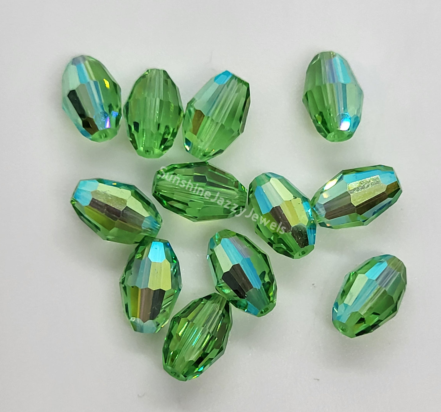 #5200 - Swarovski Crystal 9x6mm Oval Beads