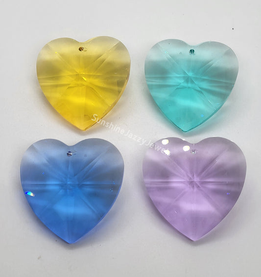 #8781 - Swarovski Crystal 40mm Heart Pendant