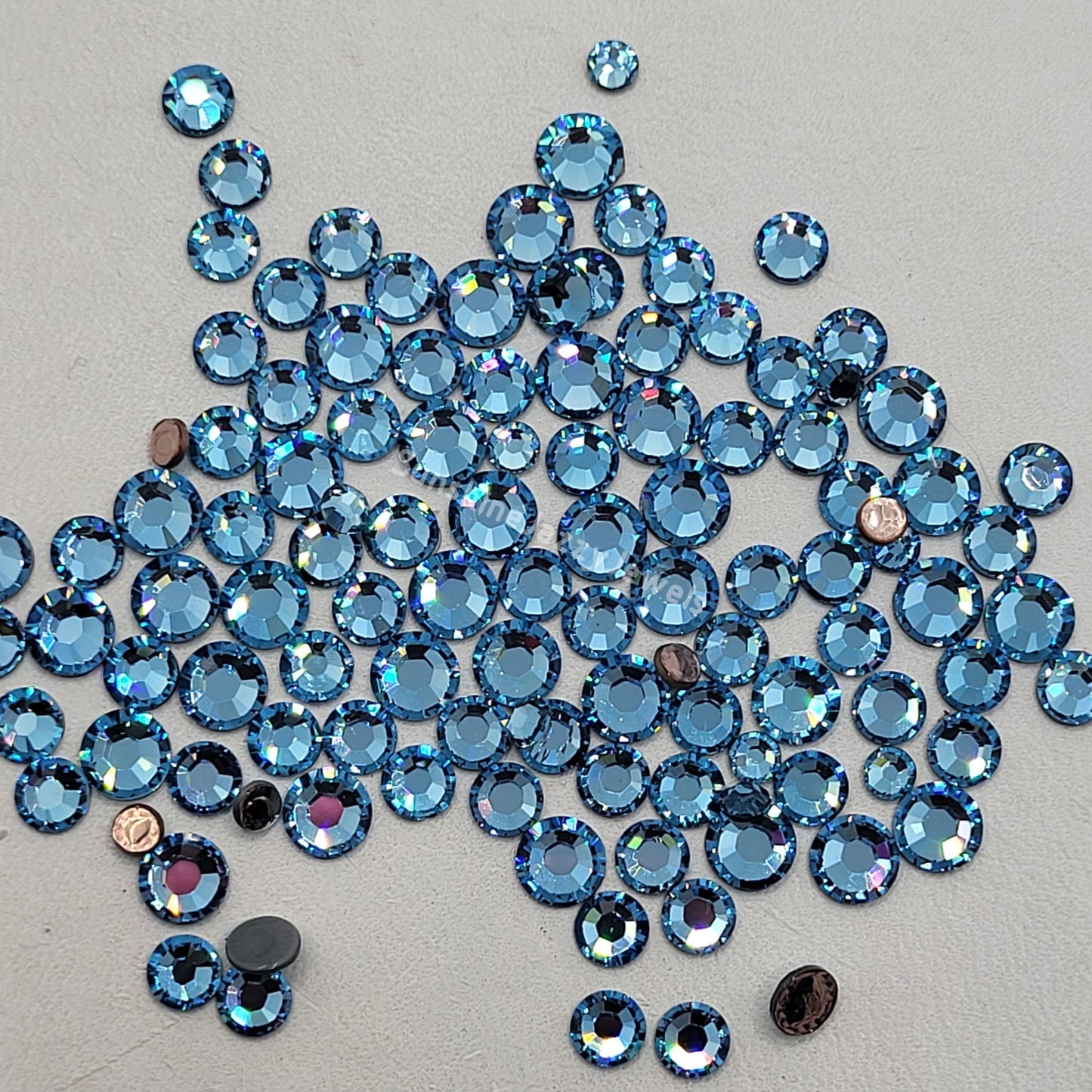 CLEARANCE MIX!  Swarovski Crystal Hotfix Foilback Rhinestones; Mixed Sizes