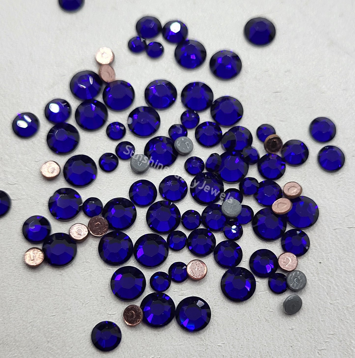 CLEARANCE MIX!  Swarovski Crystal Hotfix Foilback Rhinestones; Mixed Sizes