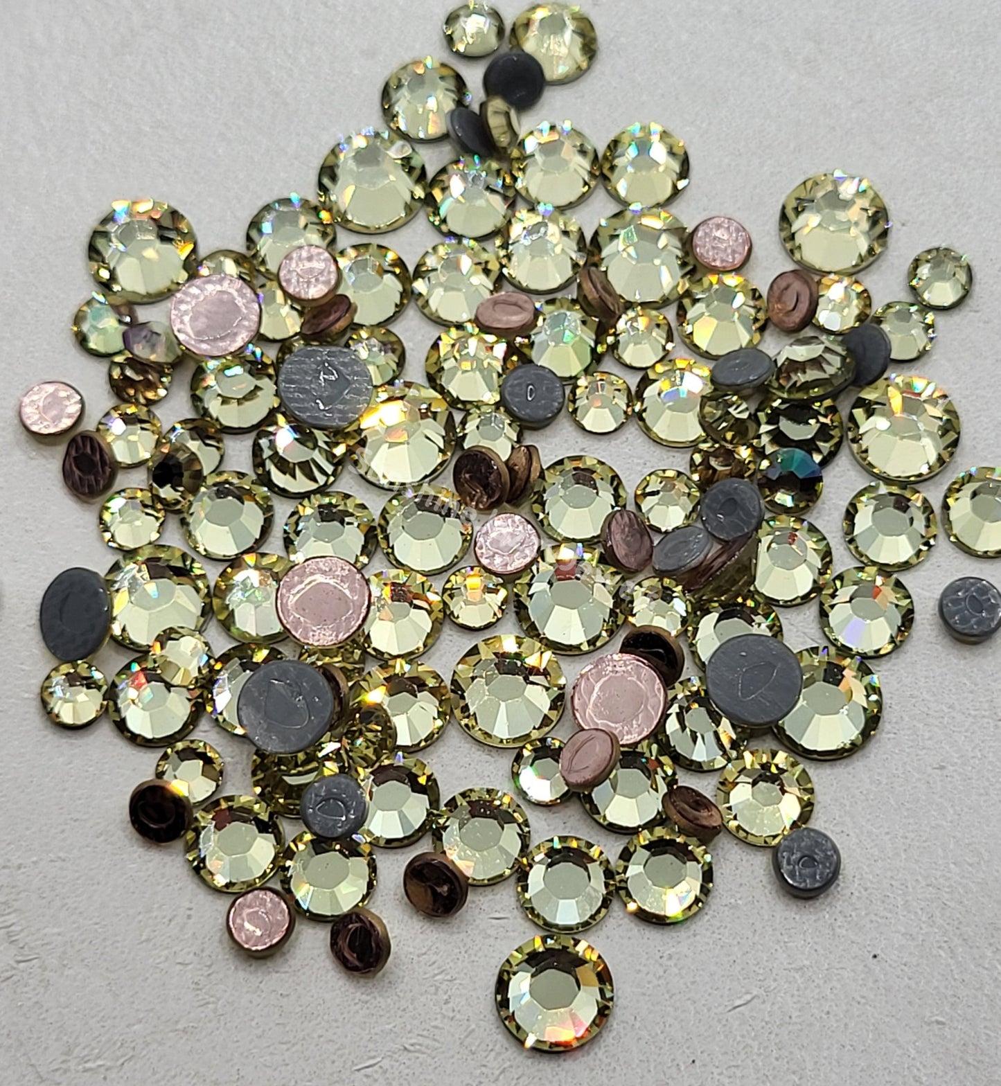 CLEARANCE MIX!  Swarovski Crystal Hotfix Foilback Rhinestones; Mixed Sizes