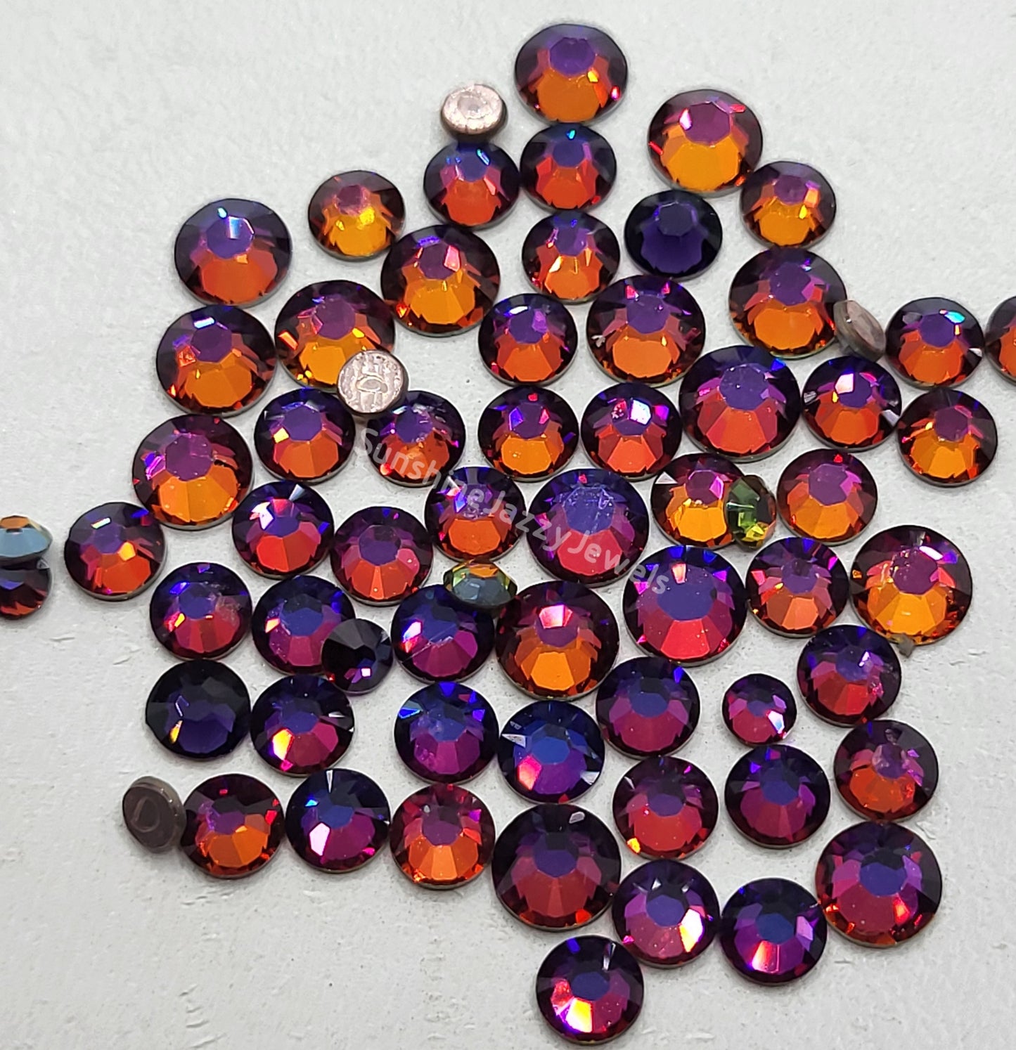 CLEARANCE MIX!  Swarovski Crystal Hotfix Foilback Rhinestones; Mixed Sizes