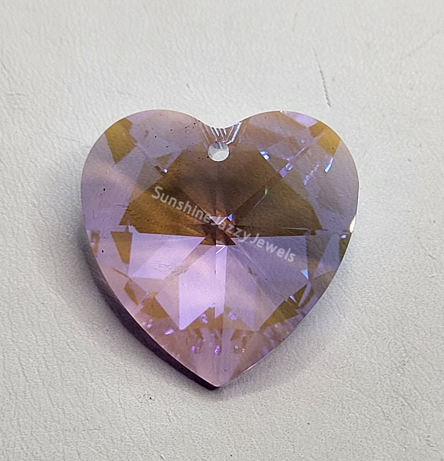 #8781 - Swarovski Strass Crystal 28mm Heart Prism