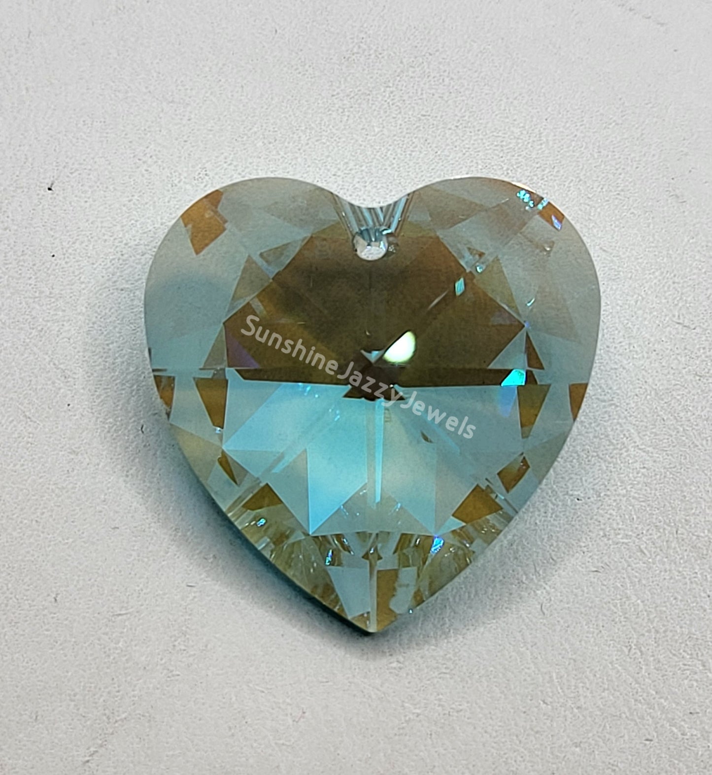 #8781 - Swarovski Strass Crystal 28mm Heart Prism