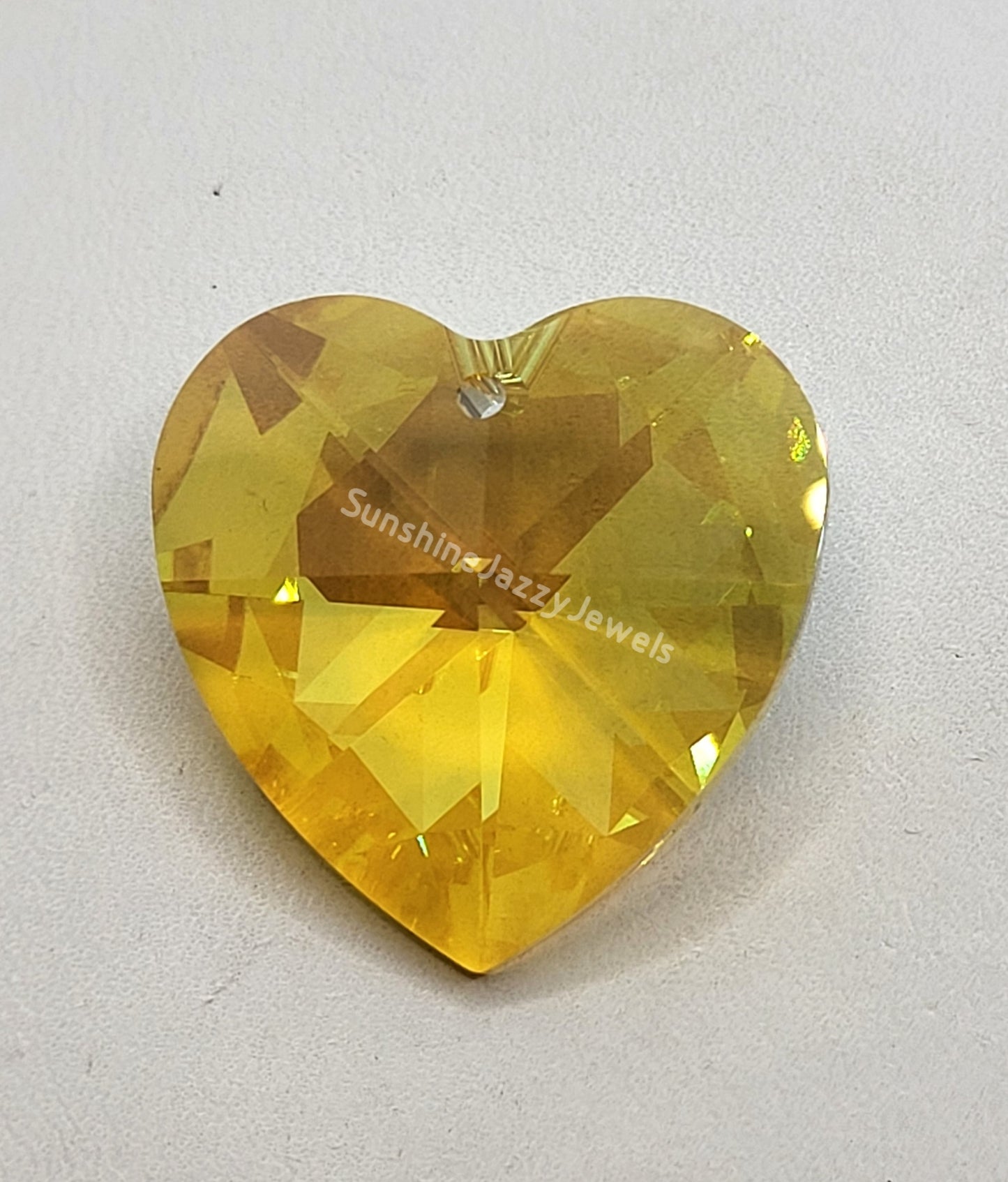 #8781 - Swarovski Strass Crystal 28mm Heart Prism