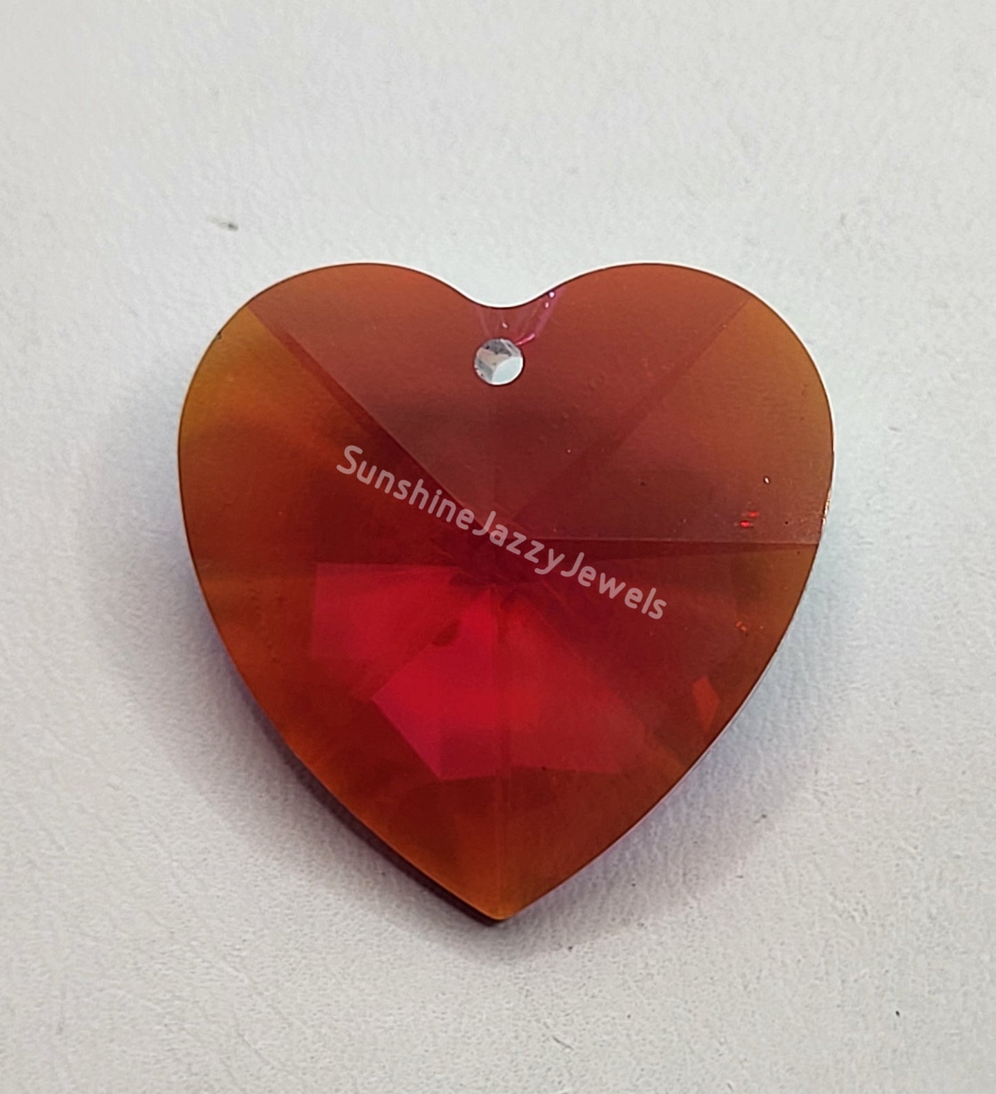 #8781 - Swarovski Strass Crystal 28mm Heart Prism