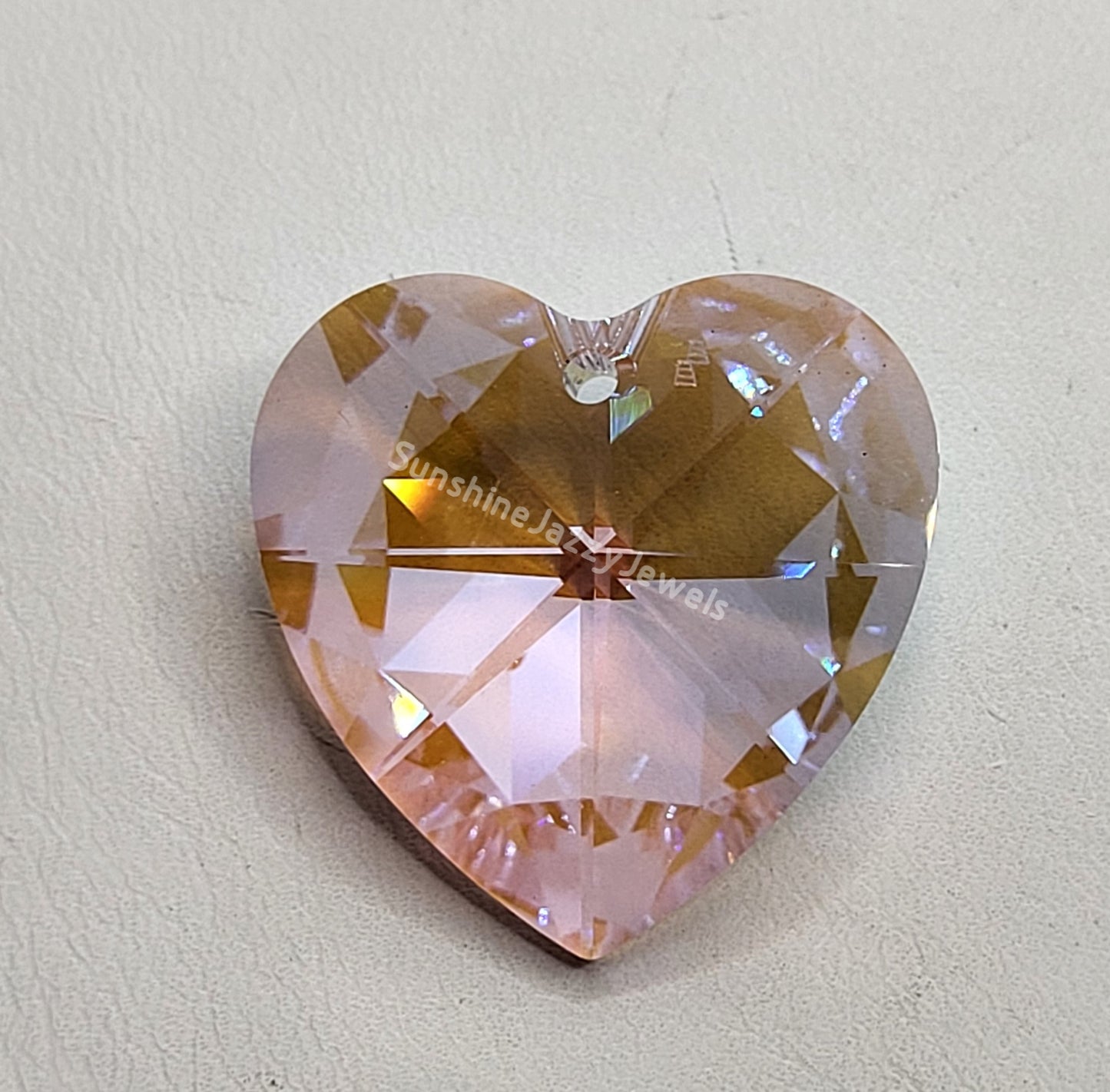 #8781 - Swarovski Strass Crystal 28mm Heart Prism