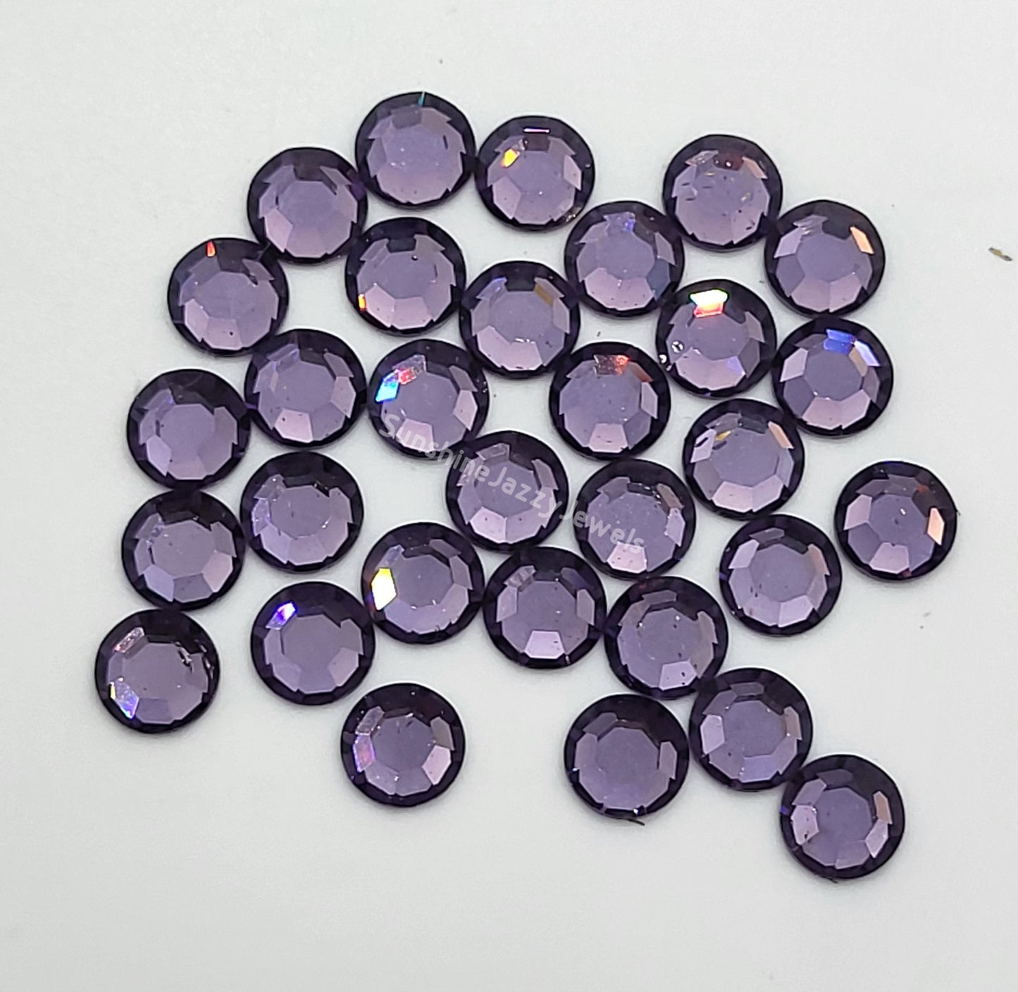 #2028 - Swarovski Crystal ss34 Flatback Round Rhinestones; 7mm