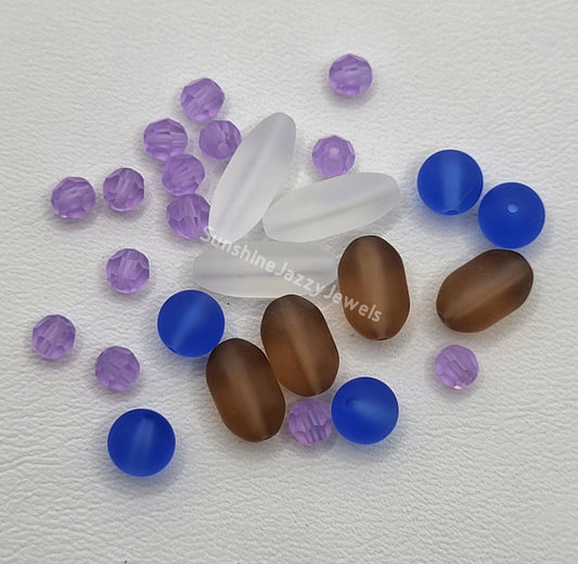 #5290/5 - Swarovski Crystal Smooth Matte Oval beads