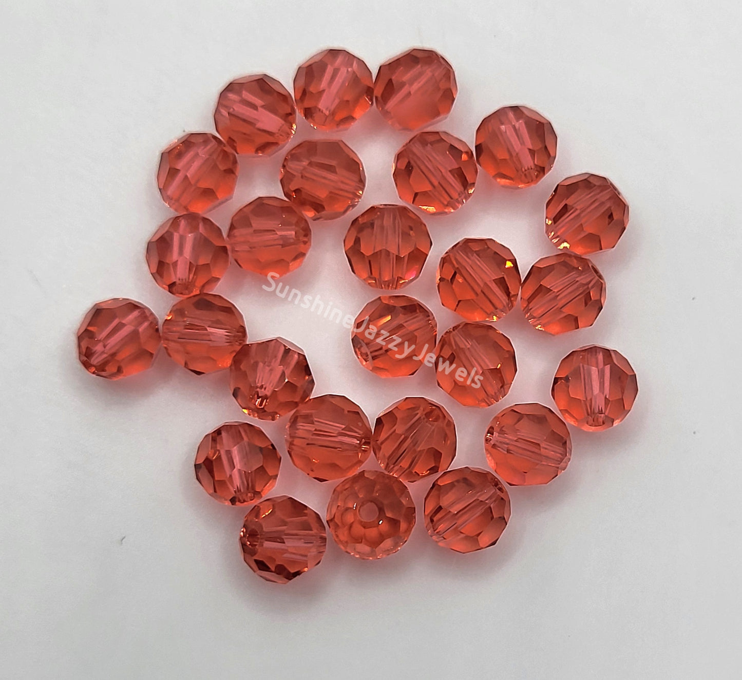 #5000 - Swarovski Crystal 6mm Faceted Round Beads