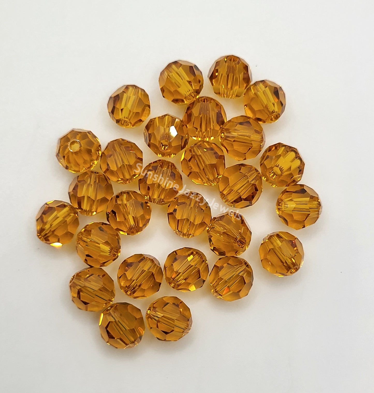 #5000 - Swarovski Crystal 6mm Faceted Round Beads