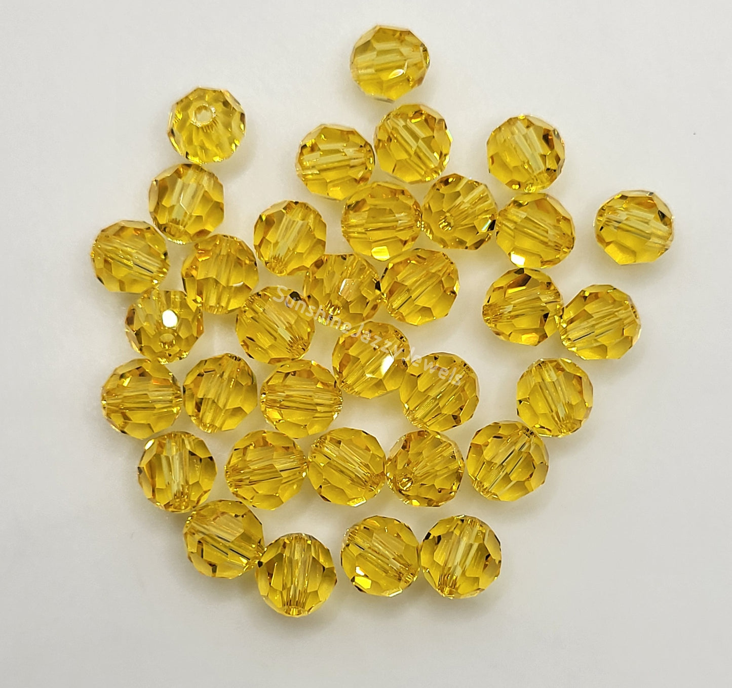 #5000 - Swarovski Crystal 6mm Faceted Round Beads