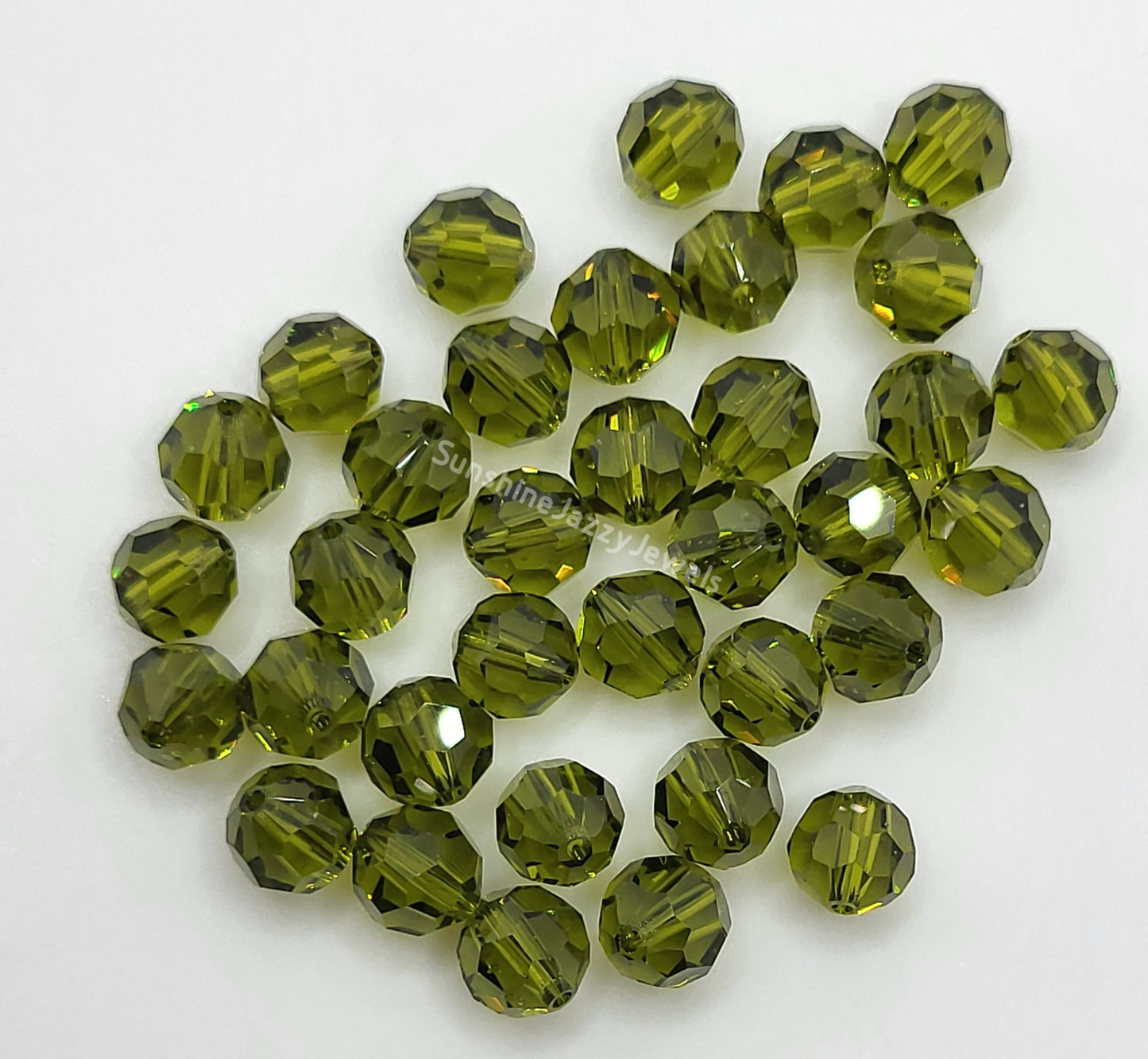 #5000 - Swarovski Crystal 6mm Faceted Round Beads