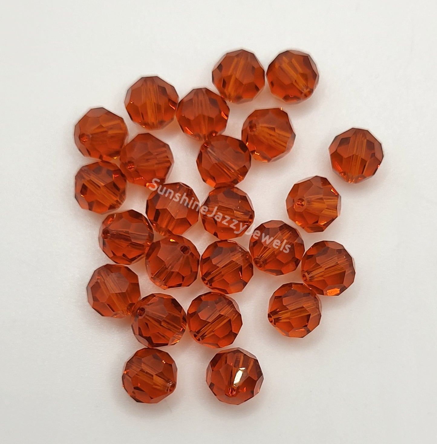 #5000 - Swarovski Crystal 6mm Faceted Round Beads