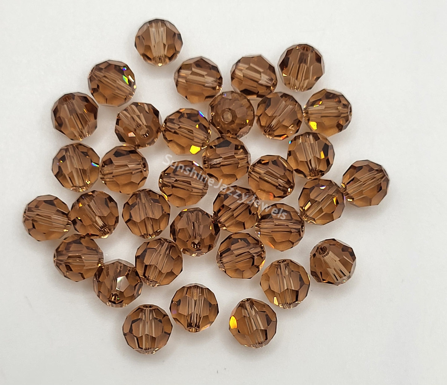 #5000 - Swarovski Crystal 6mm Faceted Round Beads