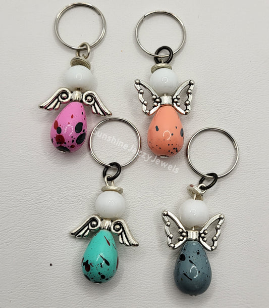 Guardian Angel Keychains - "Speckled"