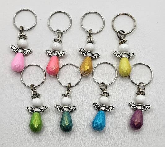 Guardian Angel Keychains - "Shimmer" Colors