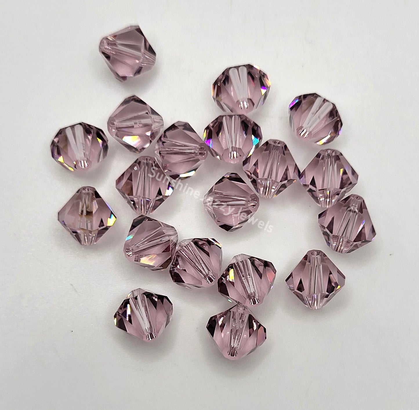 #5328 - Swarovski Crystal 8mm Bicone Beads; Classic Colors