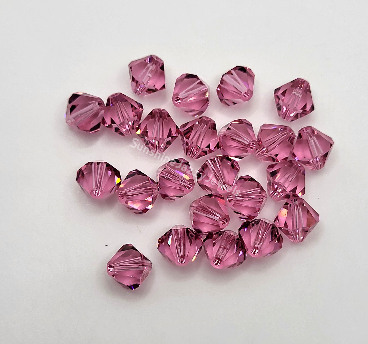#5328 - Swarovski Crystal 8mm Bicone Beads; Classic Colors