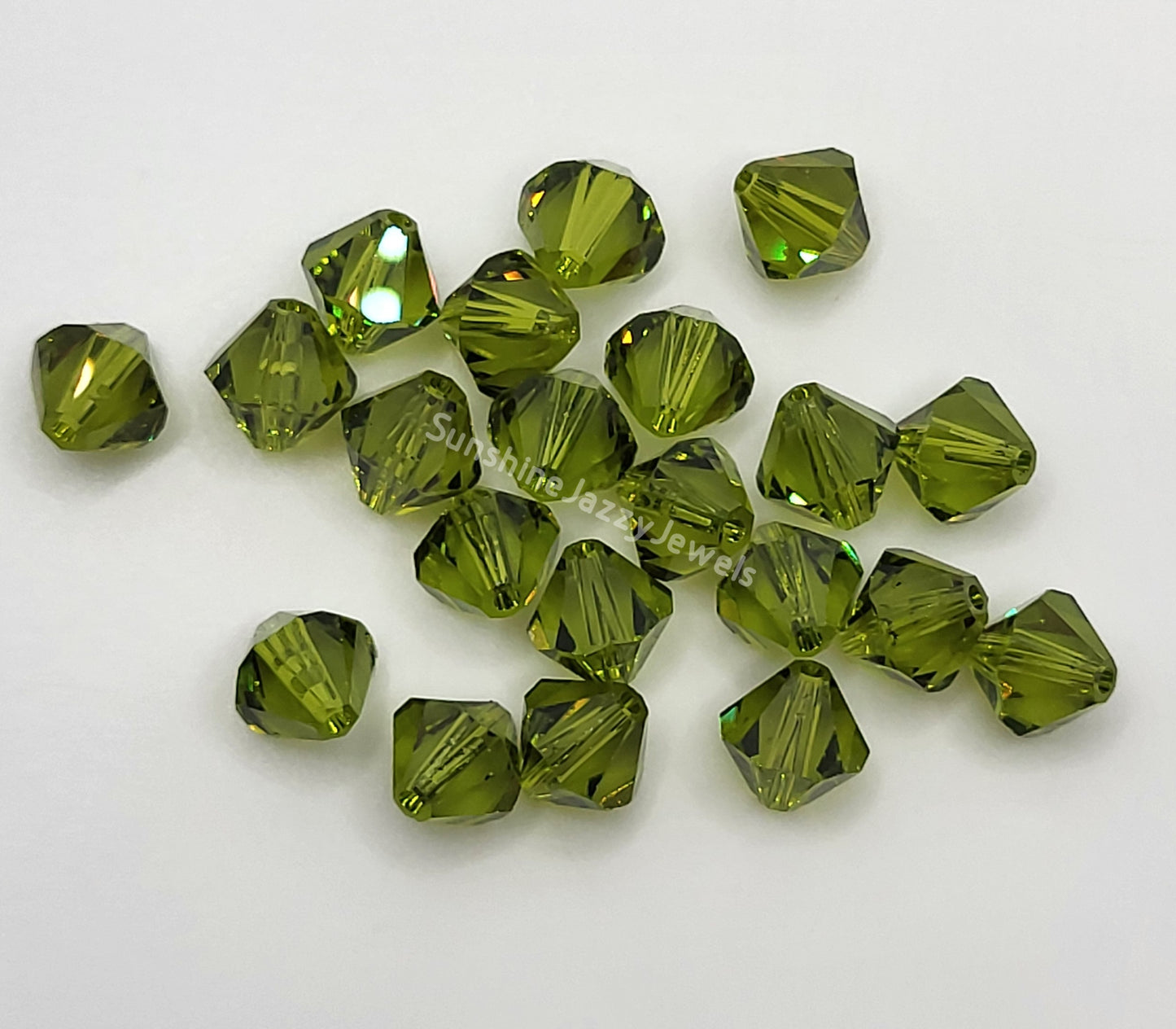 #5328 - Swarovski Crystal 8mm Bicone Beads; Classic Colors