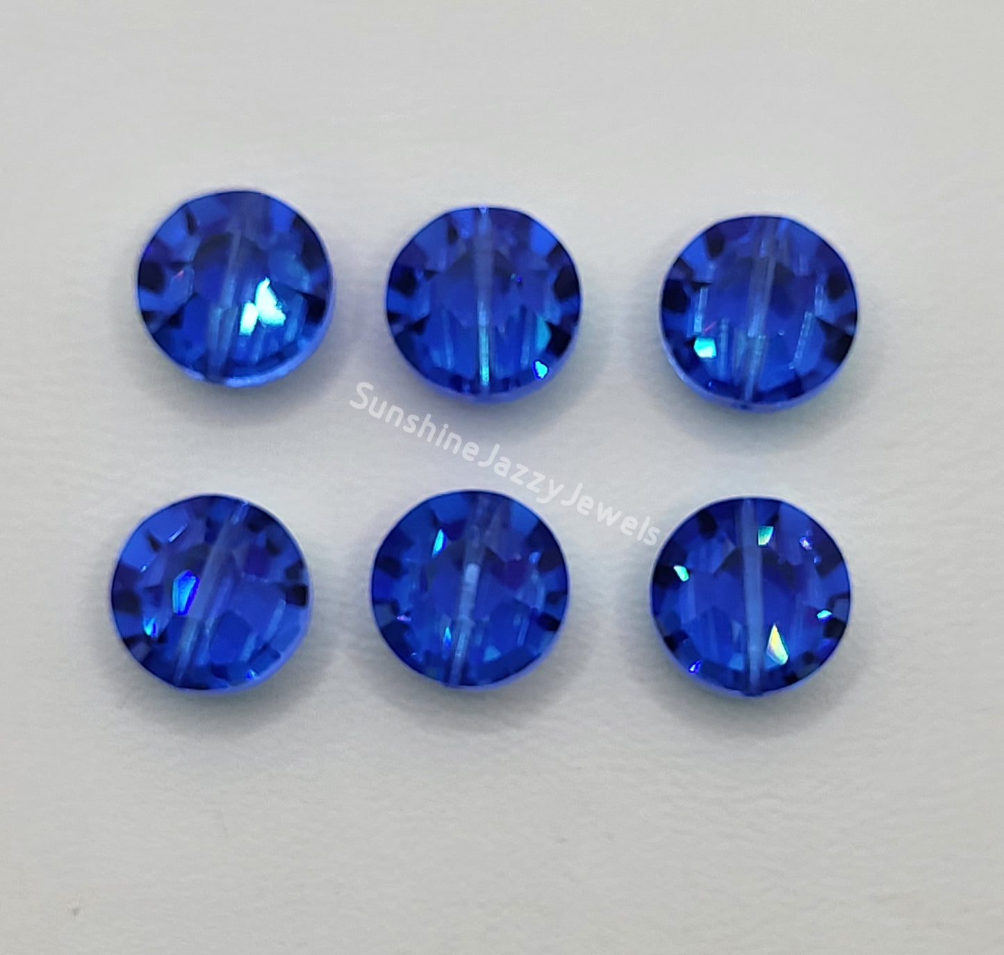 #5100 - Swarovski Crystal 8mm Lentil Beads (aka Pill/ Tablet Beads)