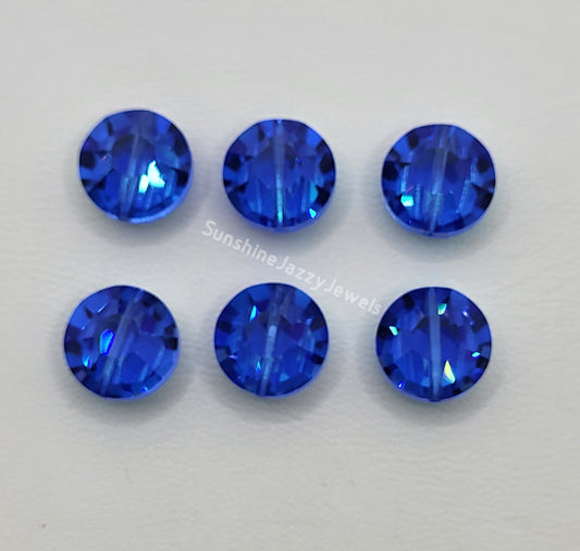 #5100 - Swarovski Crystal 8mm Lentil Beads (aka Pill/ Tablet Beads)