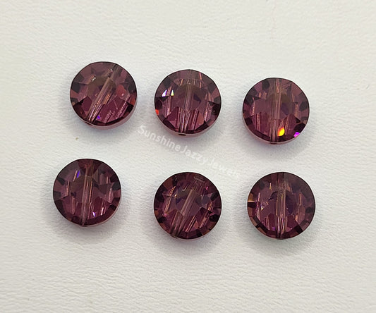 #5100 - Swarovski Crystal 7mm Lentil Beads (aka Pill/ Tablet Beads)