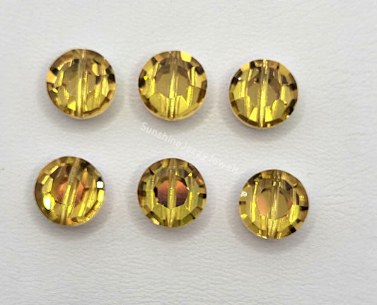 #5100 - Swarovski Crystal 5mm Lentil Beads (aka Tablet/ Pill Beads)