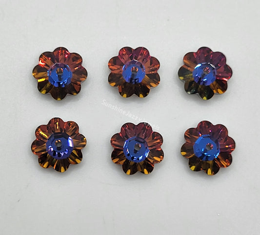 #3700 - Swarovski Crystal Volcano Margarita Beads/ Buttons; 3 Sizes