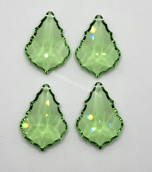 AMAZING DEAL!  4-pack Swarovski Crystal Peridot 38mm Pendalogue Prism