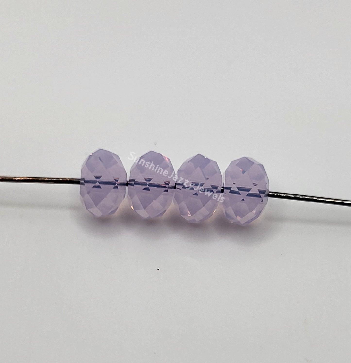 #5040 - Swarovski Crystal Briolette/ Donut Beads; Opal Colors