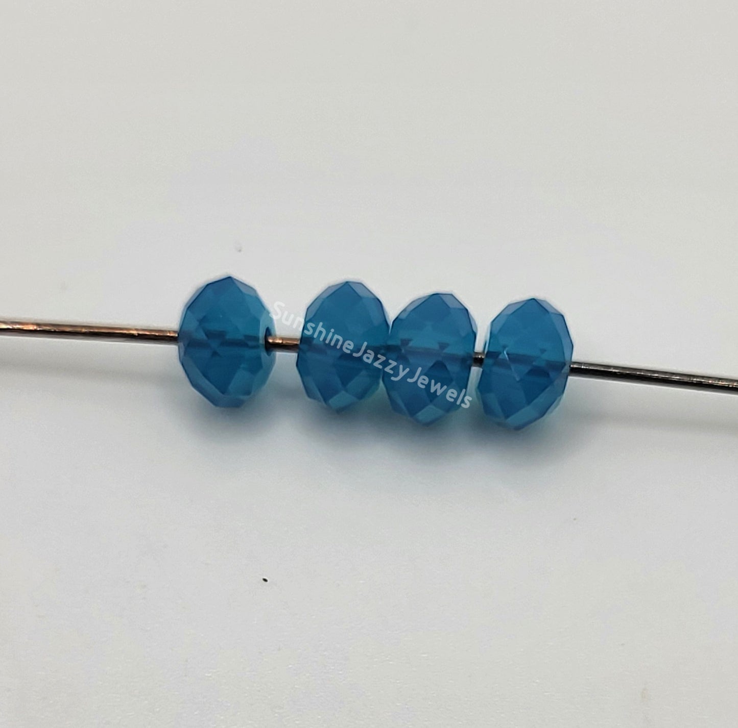 #5040 - Swarovski Crystal Briolette/ Donut Beads; Opal Colors