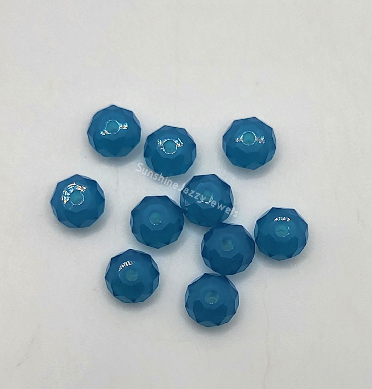 #5040 - Swarovski Crystal Briolette/ Donut Beads; Opal Colors
