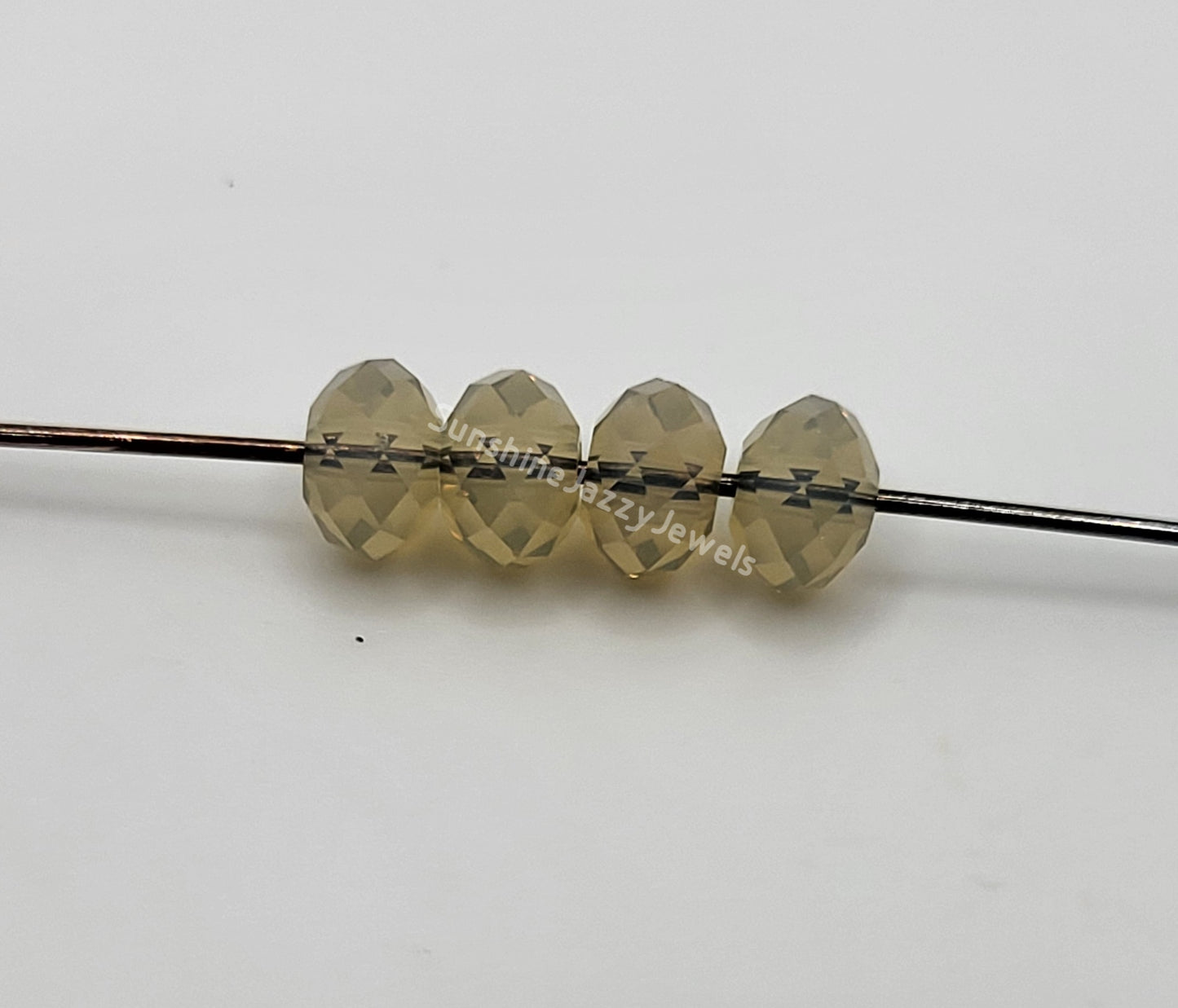 #5040 - Swarovski Crystal Briolette/ Donut Beads; Opal Colors