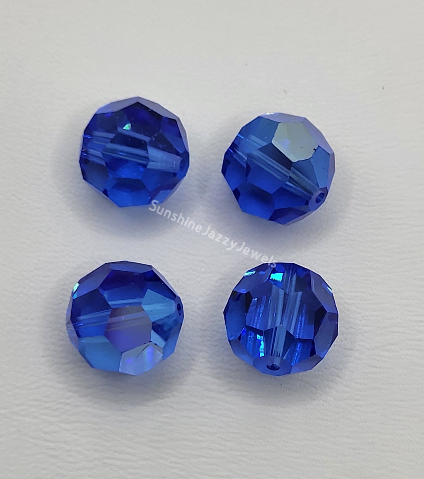 #5000 - Swarovski Crystal 12mm Faceted Round Beads w/ AB Finish
