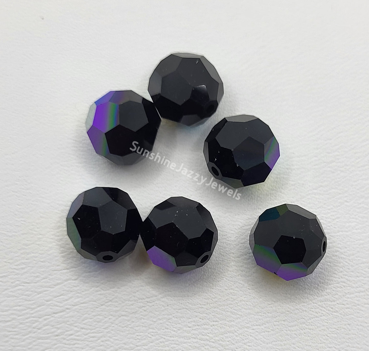 #5000 - Swarovski Crystal 10mm Round Beads; w/ AB Finish
