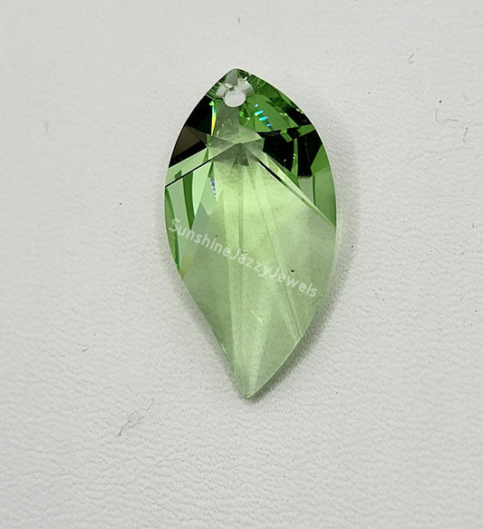 #8806 - Swarovski Strass Crystal 28mm Leaf Prism; 2 Colors