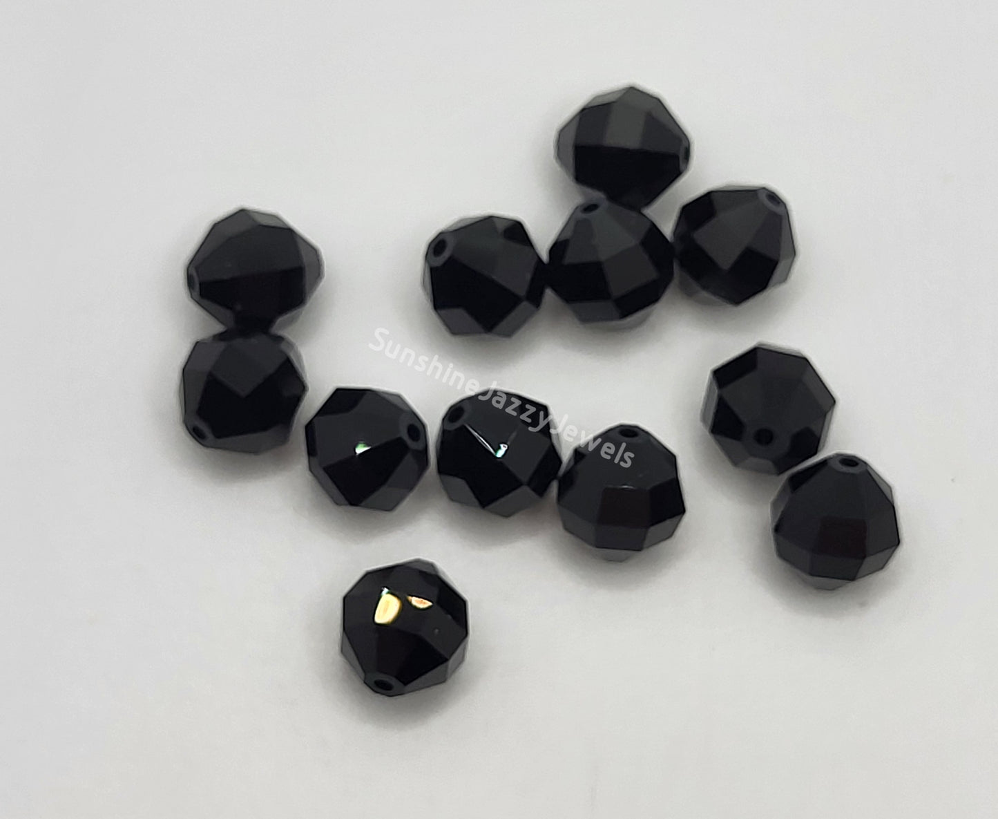 #5004 - Swarovski Crystal 8mm Geometric Round Beads; Multiple Colors