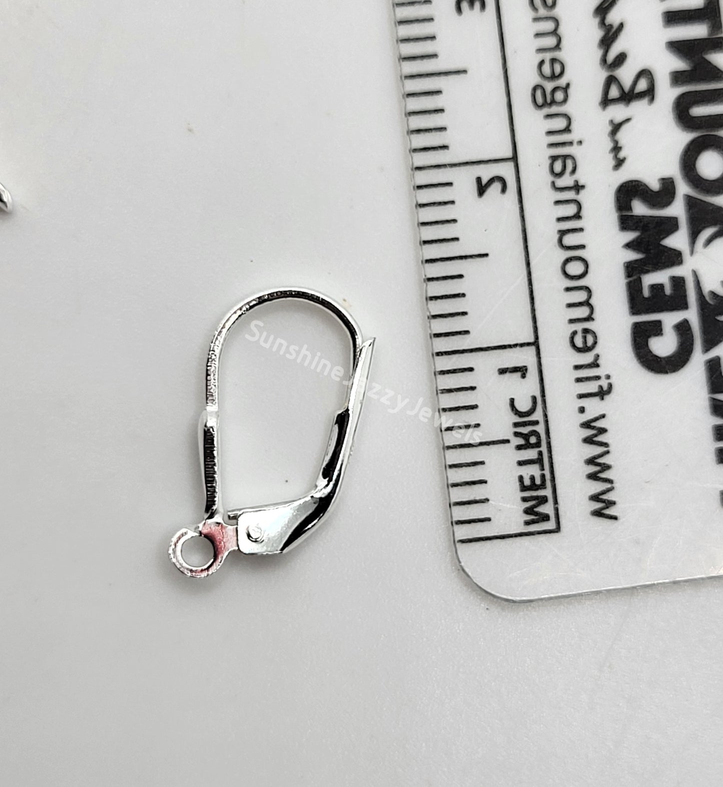 Sterling Silver Leverback Earrings Closures; SAME AS I USE