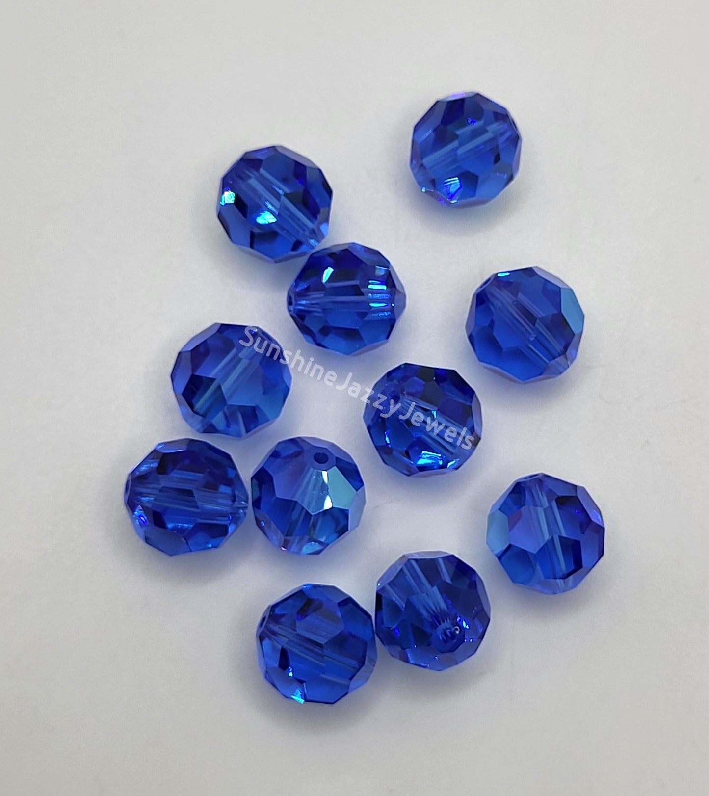 #5000 - Swarovski Crystal 9mm Faceted Round Beads; Multiple Colors